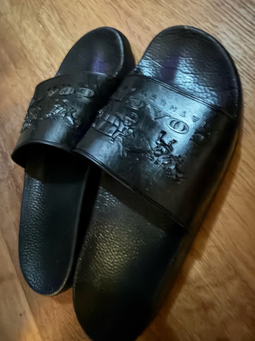 Coach womens black Slide Sandals - Picture 6 of 8